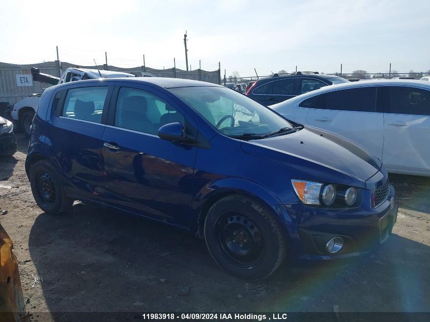 2012 Chevrolet Sonic 2Lz VIN: 1G1JE6SBXC4187809 Lot: 11983918