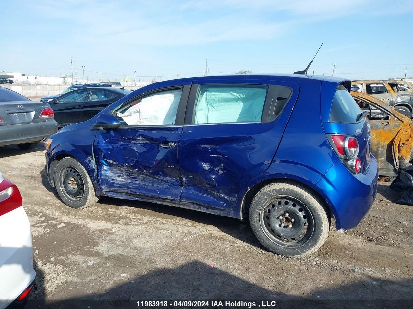 2012 Chevrolet Sonic 2Lz VIN: 1G1JE6SBXC4187809 Lot: 11983918