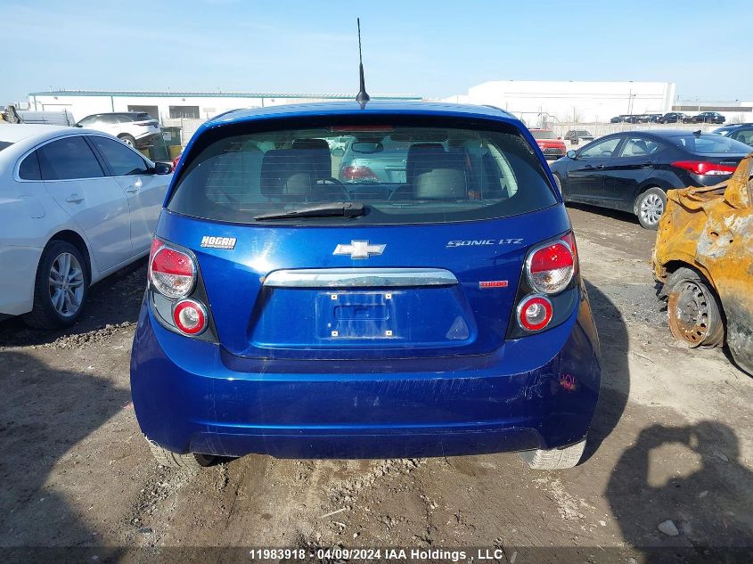 2012 Chevrolet Sonic 2Lz VIN: 1G1JE6SBXC4187809 Lot: 11983918