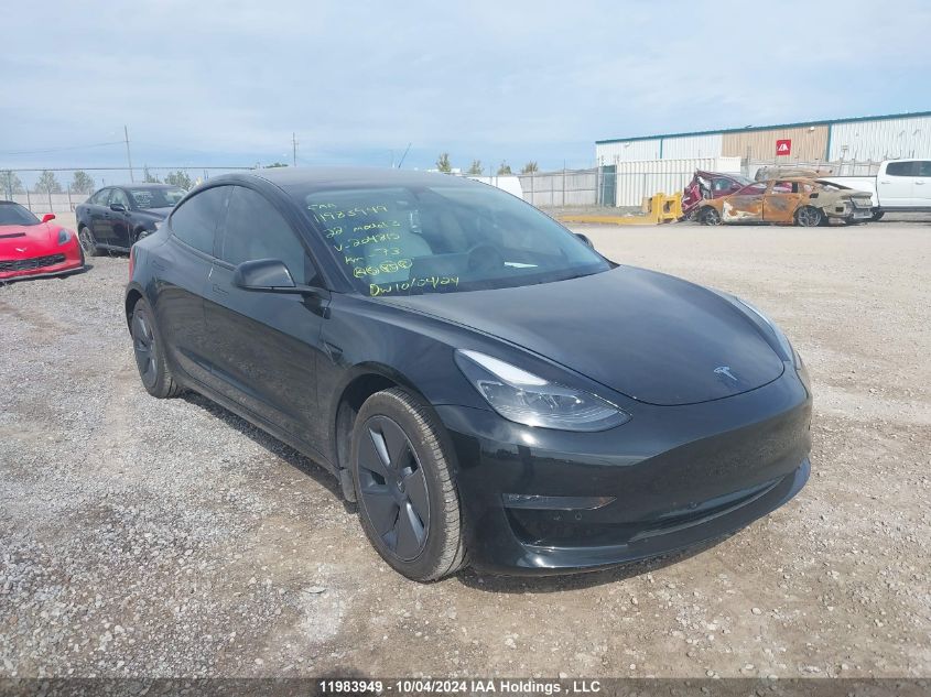 5YJ3E1EB1NF204815 2022 TESLA MODEL 3 - Image 1