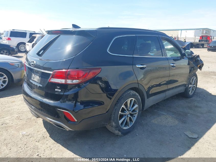 2017 Hyundai Santa Fe Se/Limited VIN: KM8SNDHF4HU193330 Lot: 11984044