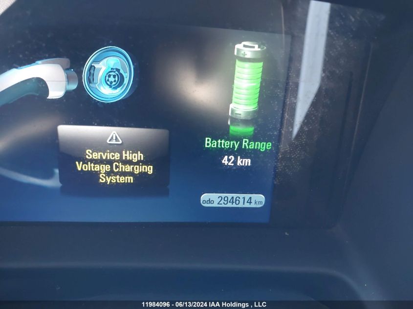 2012 Chevrolet Volt VIN: 1G1RD6E46CU110003 Lot: 11984096