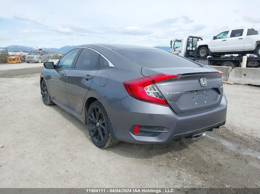 2019 Honda Civic Sedan VIN: 2HGFC2F86KH016066 Lot: 11984111