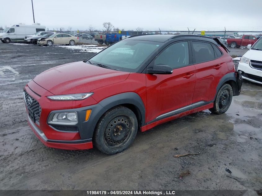 2020 Hyundai Kona Limited VIN: KM8K3CA54LU496716 Lot: 11984179