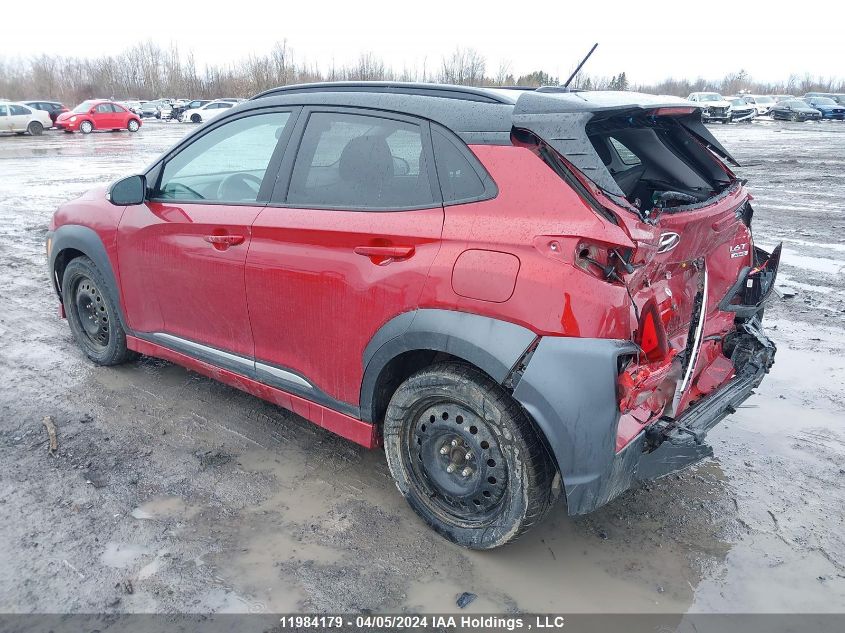 2020 Hyundai Kona Limited VIN: KM8K3CA54LU496716 Lot: 11984179