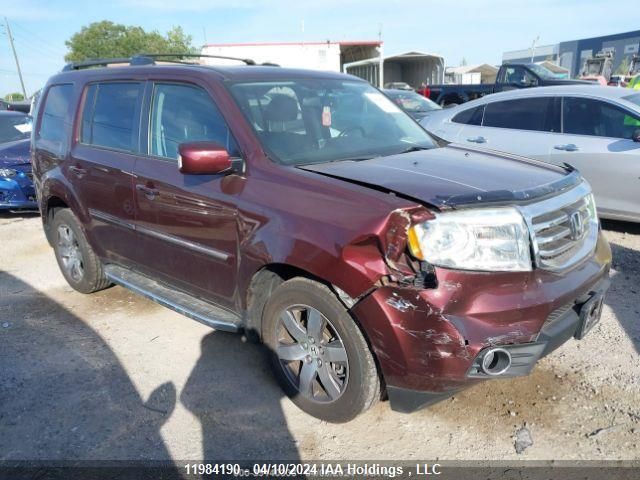 2013 Honda Pilot VIN: 5FNYF4H98DB503309 Lot: 11984190