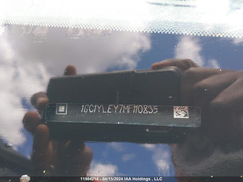 2021 Chevrolet Silverado 2500Hd VIN: 1GC1YLEY7MF110835 Lot: 11984218