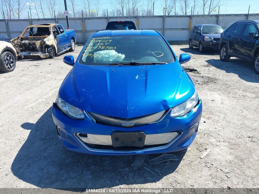 2018 Chevrolet Volt VIN: 1G1RA6S51JU138780 Lot: 11984224