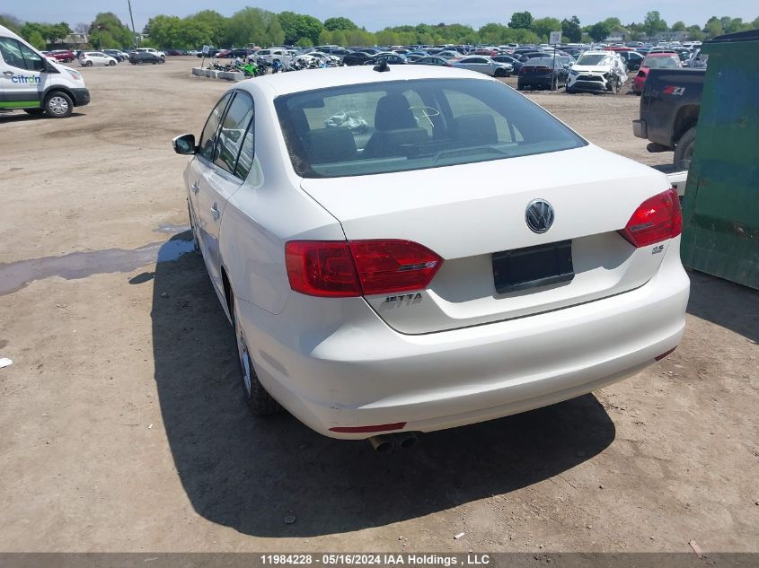 2011 Volkswagen Jetta Sedan VIN: 3VWLX7AJ4BM351418 Lot: 11984228