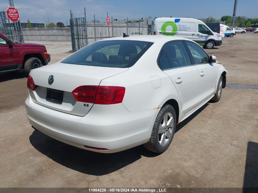 2011 Volkswagen Jetta Sedan VIN: 3VWLX7AJ4BM351418 Lot: 11984228