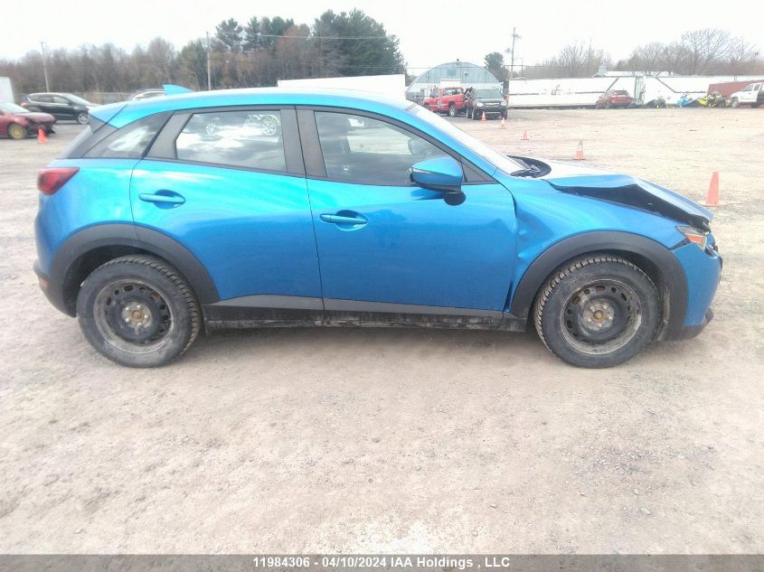 2017 Mazda Cx-3 Touring VIN: JM1DKFC71H0165705 Lot: 11984306