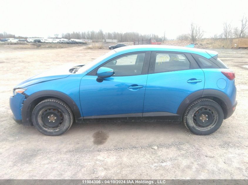 2017 Mazda Cx-3 Touring VIN: JM1DKFC71H0165705 Lot: 11984306