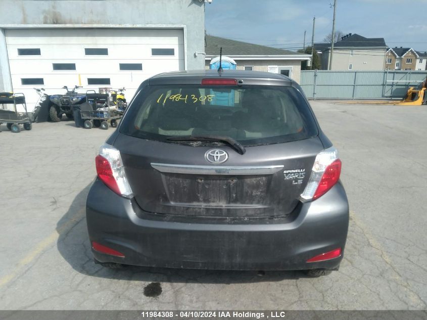 2013 Toyota Yaris VIN: JTDKTUD37DD558115 Lot: 11984308