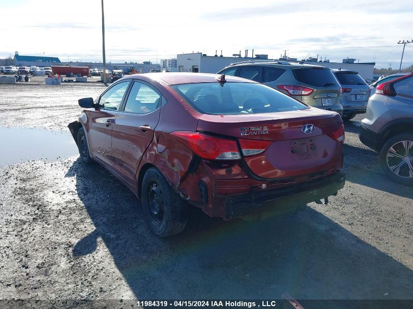 2011 Hyundai Elantra Gls/Limited VIN: 5NPDH4AE5BH026966 Lot: 11984319