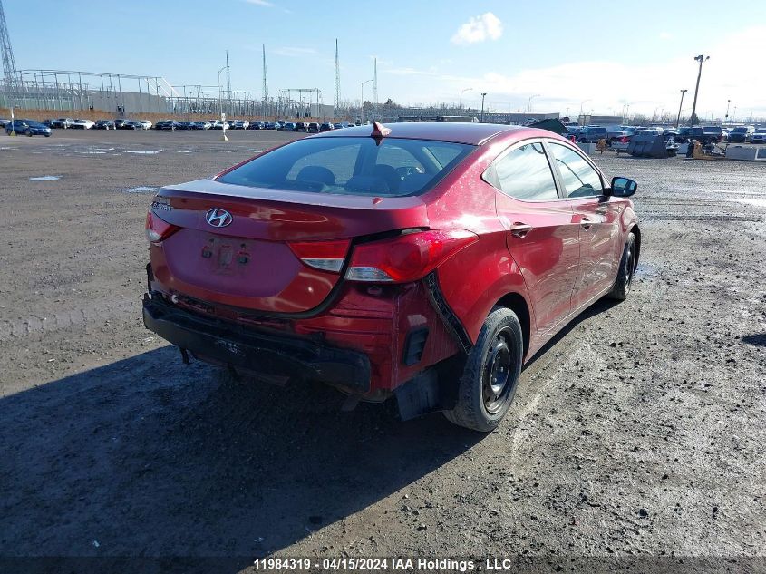 2011 Hyundai Elantra Gls/Limited VIN: 5NPDH4AE5BH026966 Lot: 11984319