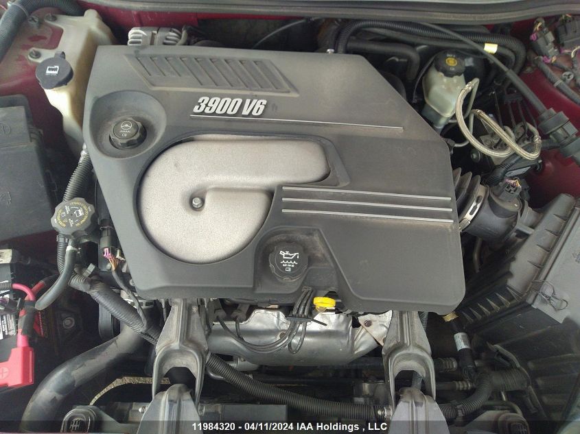 2006 Chevrolet Impala VIN: 2G1WU581069274296 Lot: 11984320