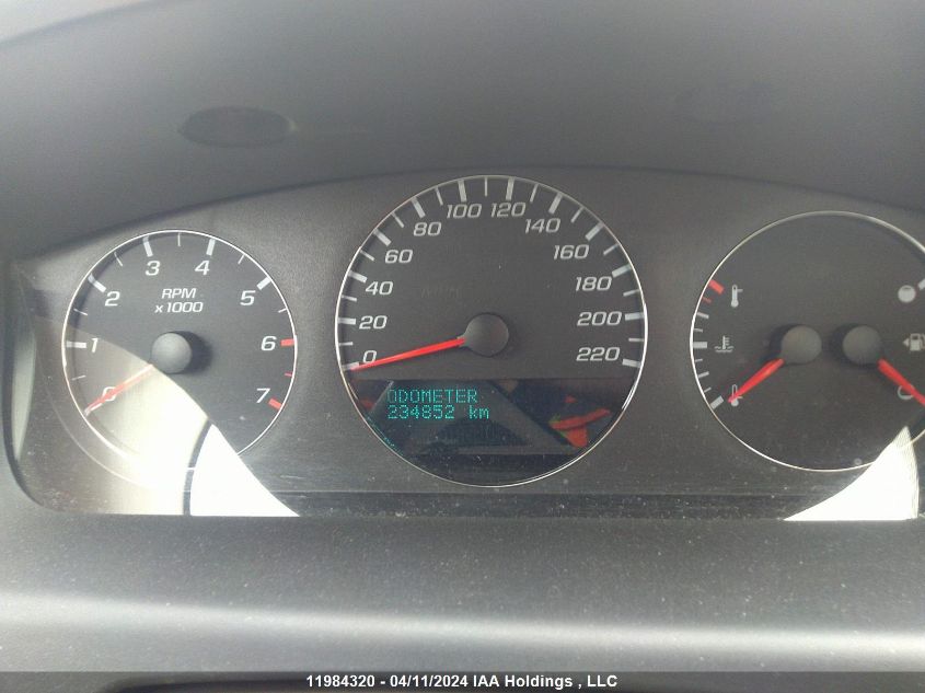 2006 Chevrolet Impala VIN: 2G1WU581069274296 Lot: 11984320