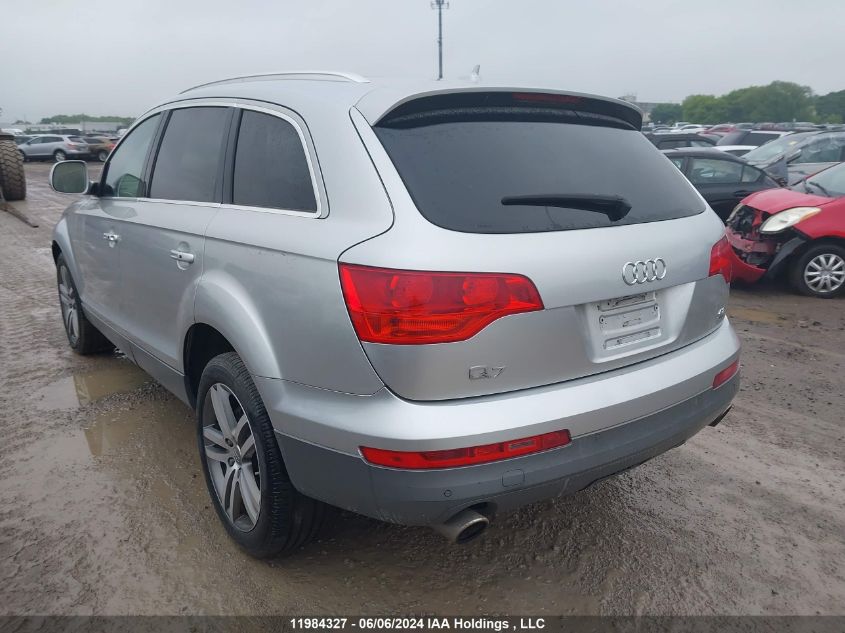 2007 Audi Q7 VIN: WA1AV74L87D006239 Lot: 11984327