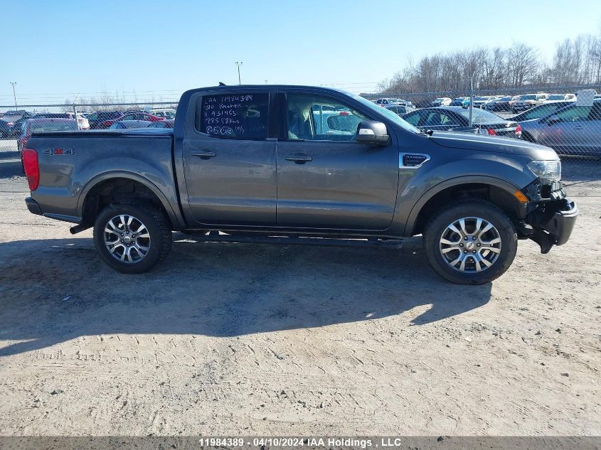 2020 Ford Ranger Xl/Xlt/Lariat VIN: 1FTER4FHXLLA31453 Lot: 11984389