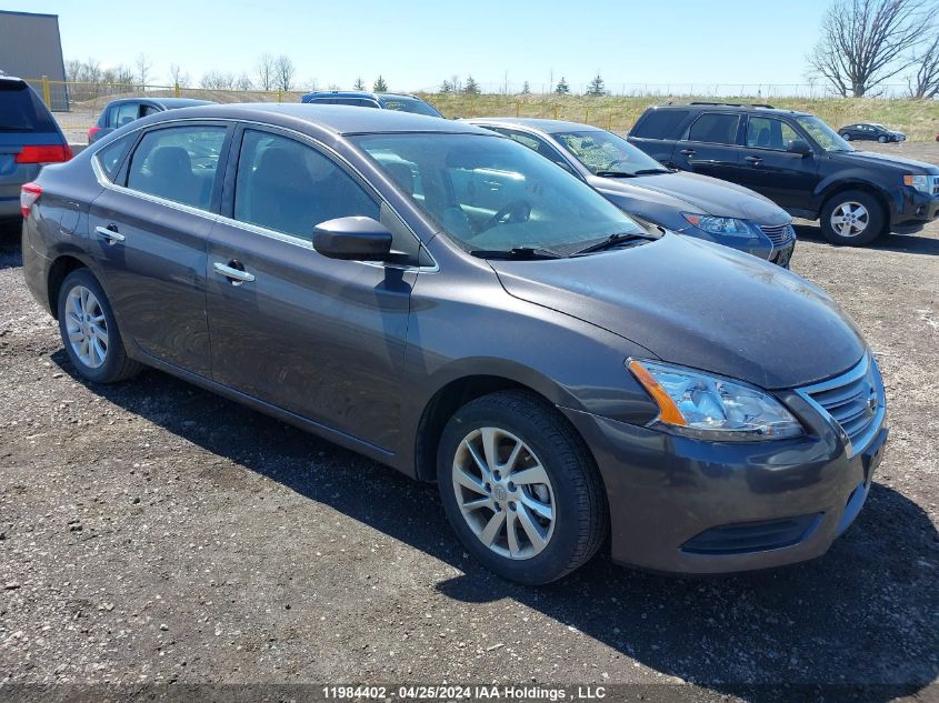 2015 Nissan Sentra VIN: 3N1AB7APXFL677350 Lot: 11984402