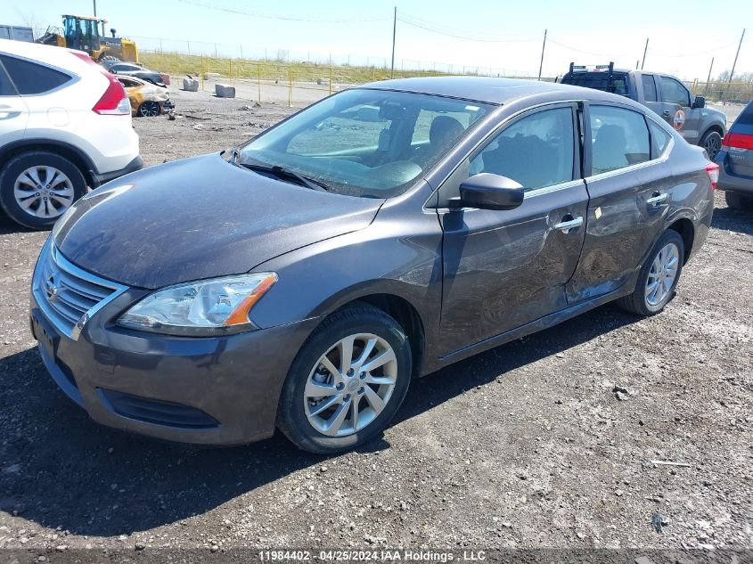 2015 Nissan Sentra VIN: 3N1AB7APXFL677350 Lot: 11984402