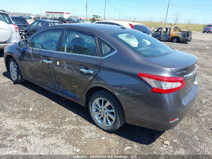 2015 Nissan Sentra VIN: 3N1AB7APXFL677350 Lot: 11984402