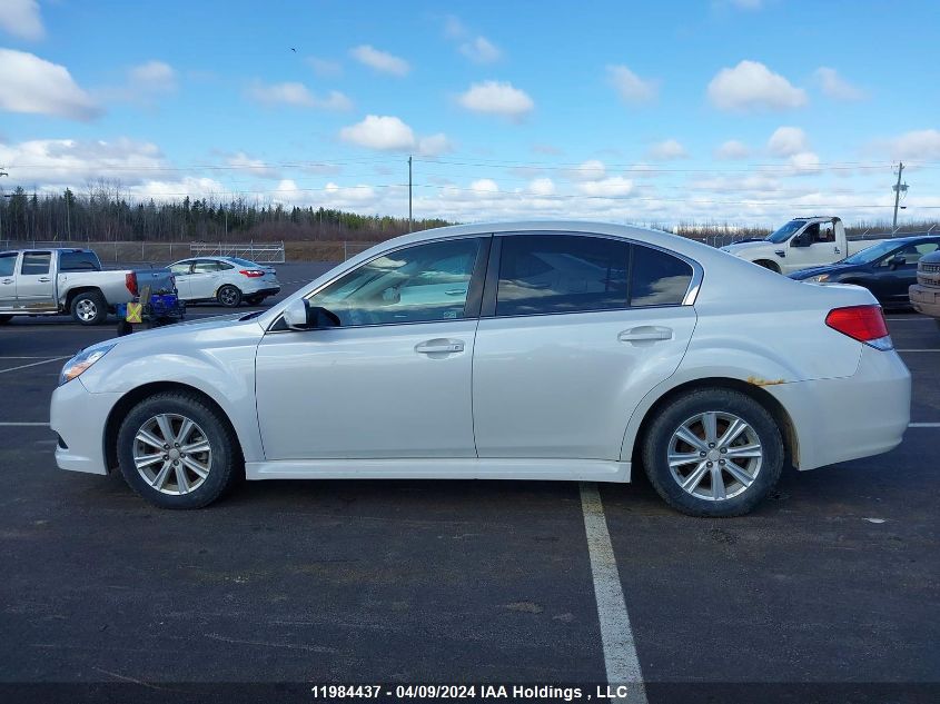 2011 Subaru Legacy 2.5I Premium VIN: 4S3BMGB60B3250914 Lot: 11984437