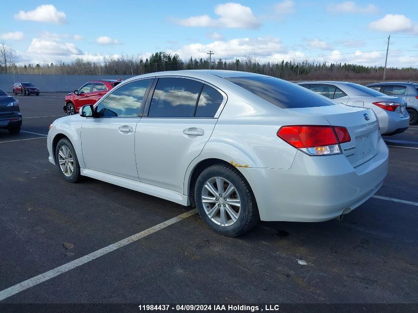 2011 Subaru Legacy 2.5I Premium VIN: 4S3BMGB60B3250914 Lot: 11984437