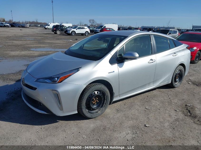 2019 Toyota Prius Technology VIN: JTDL9RFU4K3010002 Lot: 11984450