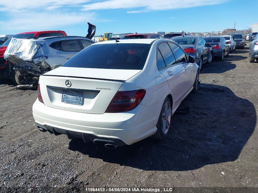 2012 Mercedes-Benz C-Class VIN: WDDGF8FB3CA610371 Lot: 39790934