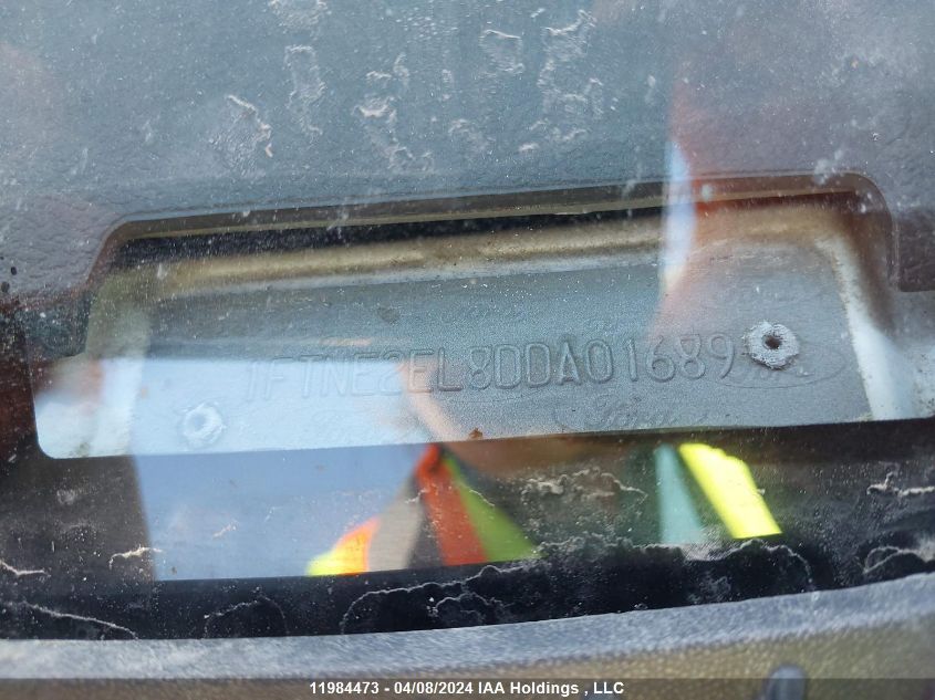 2013 Ford Econoline E250 Van VIN: 1FTNE2EL8DDA01689 Lot: 11984473