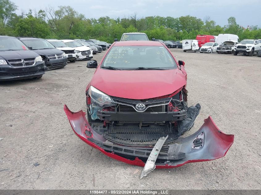 2016 Toyota Corolla L/Le/Le Pls/Prm/S/S Pls VIN: 2T1BURHE3GC589630 Lot: 11984477