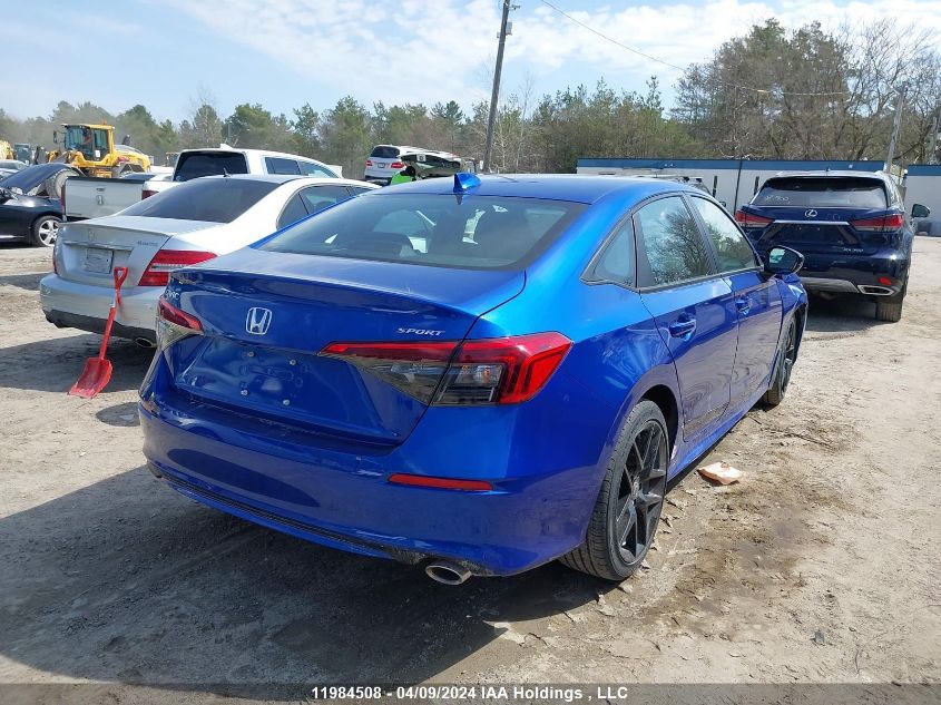 2024 Honda Civic Sedan VIN: 2HGFE2F51RH103142 Lot: 11984508