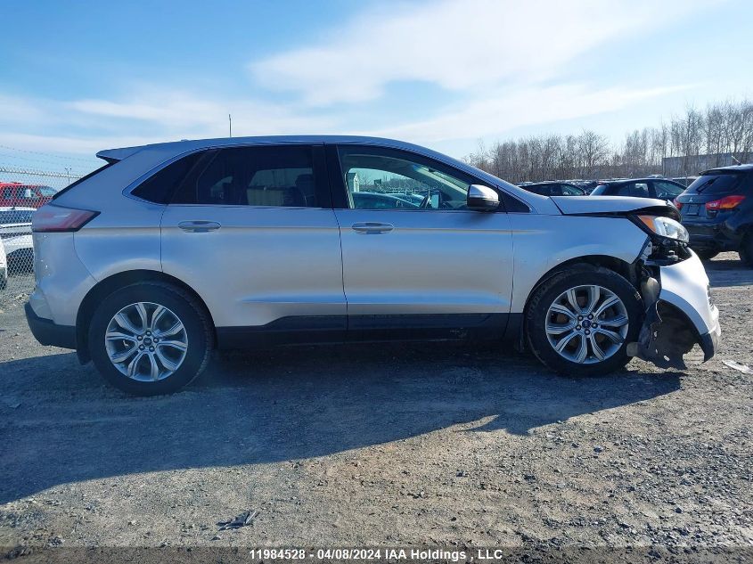 2019 Ford Edge Titanium VIN: 2FMPK4K93KBB23848 Lot: 11984528