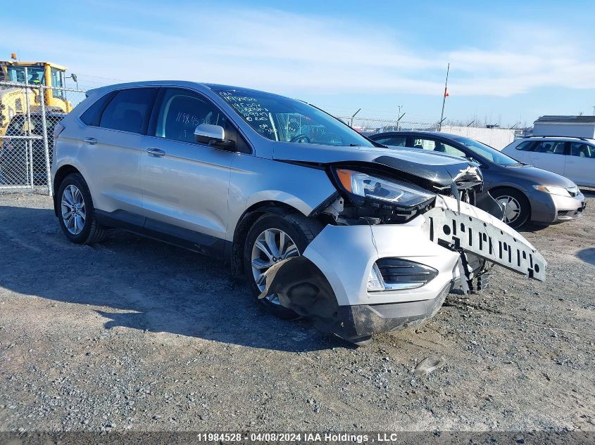 2019 Ford Edge Titanium VIN: 2FMPK4K93KBB23848 Lot: 11984528