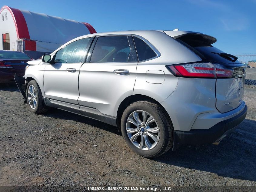 2019 Ford Edge Titanium VIN: 2FMPK4K93KBB23848 Lot: 11984528