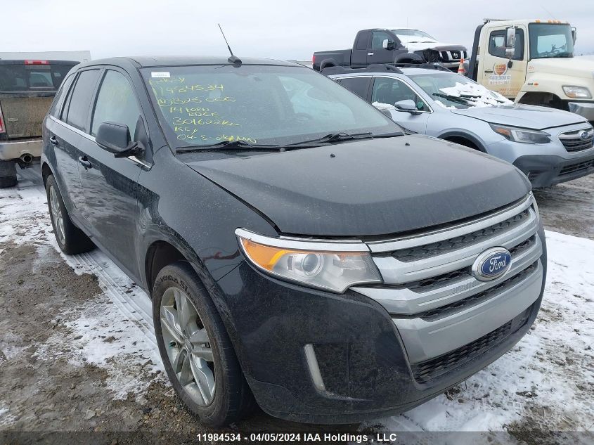 2014 Ford Edge Limited VIN: 2FMDK4KC4EBB25000 Lot: 39236880