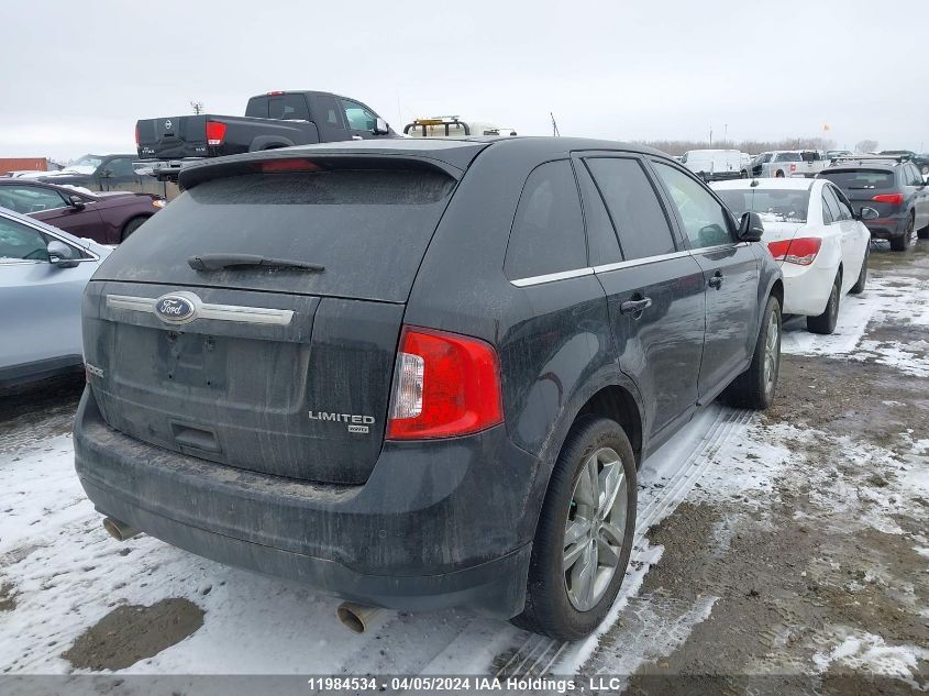 2014 Ford Edge Limited VIN: 2FMDK4KC4EBB25000 Lot: 39236880