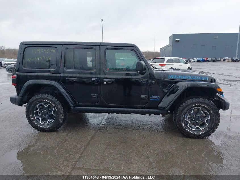 2023 Jeep Wrangler 4Xe 4-Door Rubicon VIN: 1C4JJXR68PW647948 Lot: 11984548