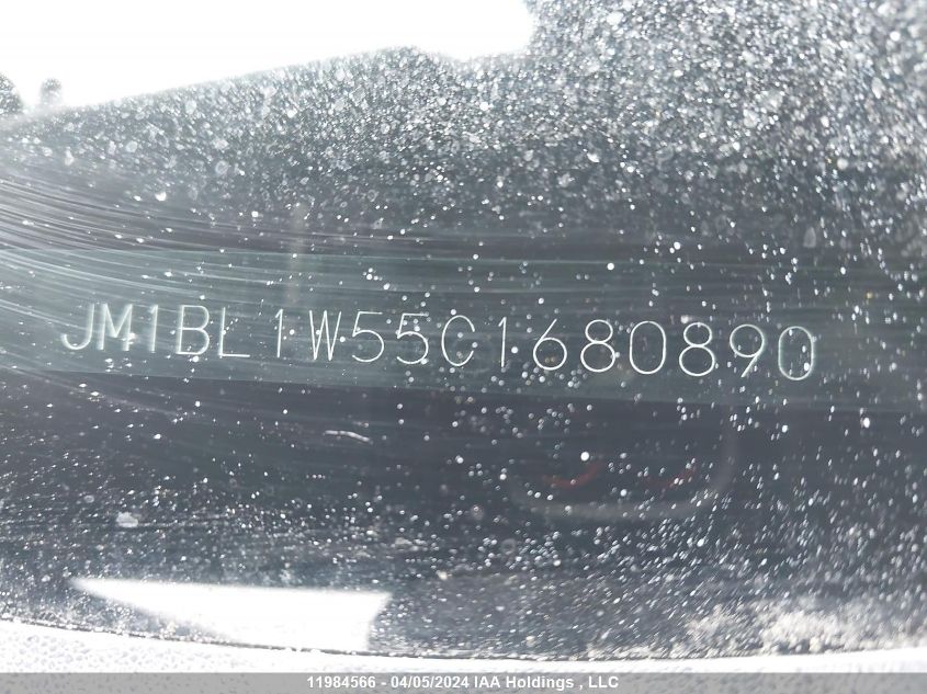 2012 Mazda Mazda3 VIN: JM1BL1W55C1680890 Lot: 11984566