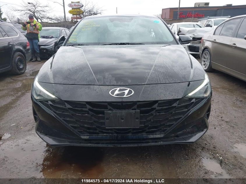 2022 Hyundai Elantra Preferred Ivt VIN: KMHLM4AG1NU229545 Lot: 11984575