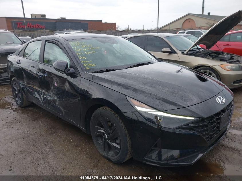 2022 Hyundai Elantra Preferred Ivt VIN: KMHLM4AG1NU229545 Lot: 11984575