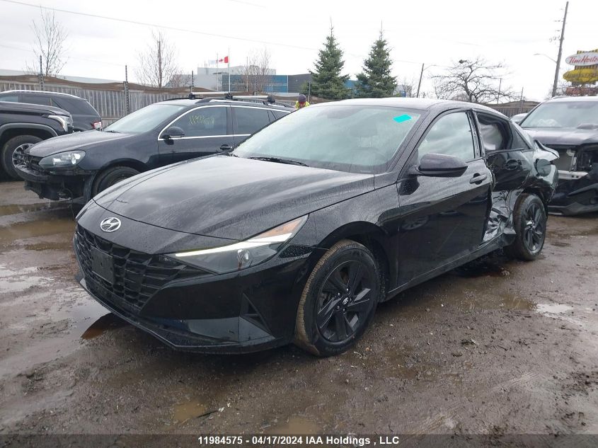 2022 Hyundai Elantra Preferred Ivt VIN: KMHLM4AG1NU229545 Lot: 11984575