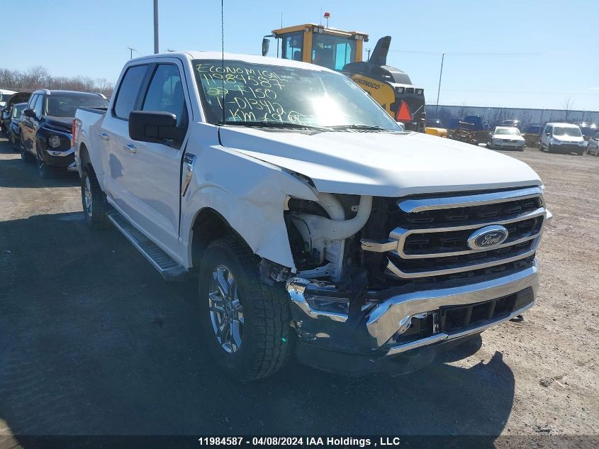 2022 Ford F-150 Xlt VIN: 1FTEW1EP3NKD13412 Lot: 11984587