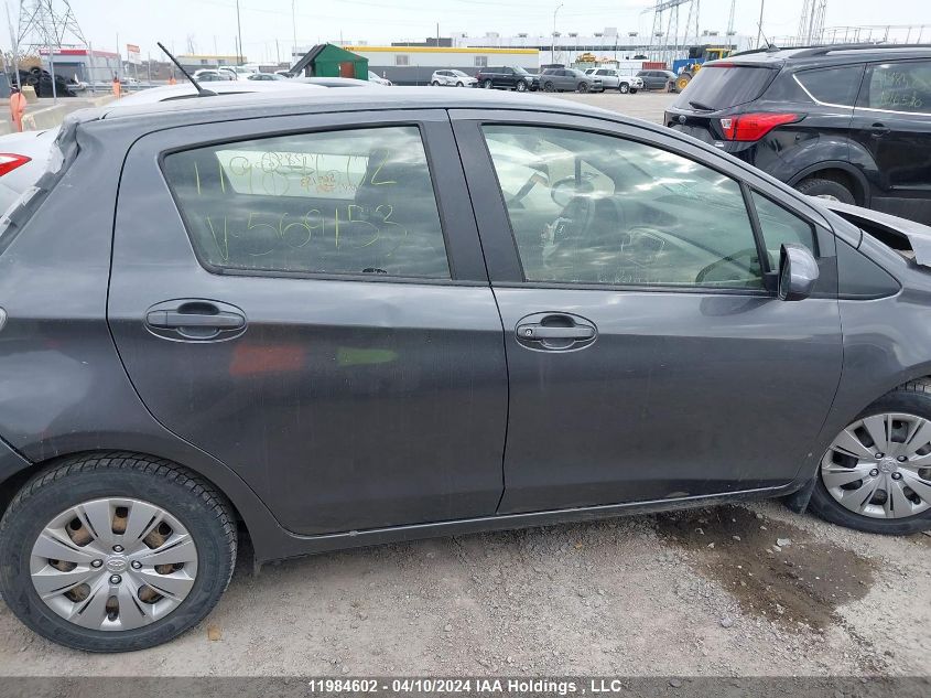2013 Toyota Yaris VIN: JTDKTUD34DD569153 Lot: 11984602