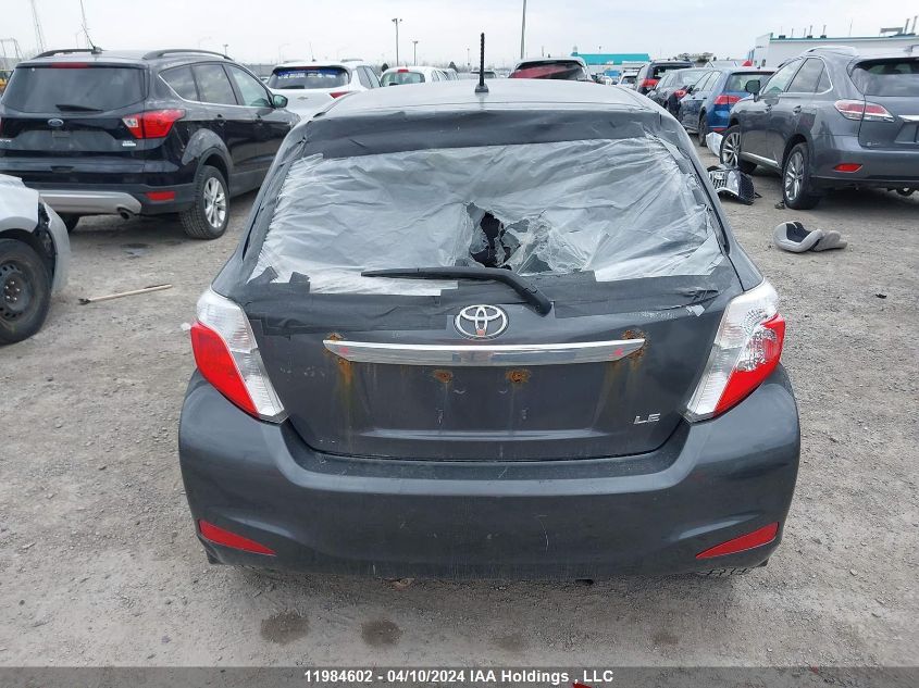 2013 Toyota Yaris VIN: JTDKTUD34DD569153 Lot: 11984602