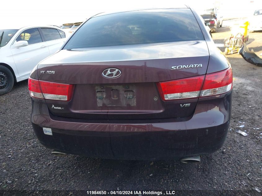 2006 Hyundai Sonata Gl VIN: 5NPET46FX6H053574 Lot: 11984650