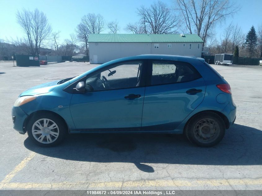 2012 Mazda Mazda2 VIN: JM1DE1KY2C0146559 Lot: 11984672