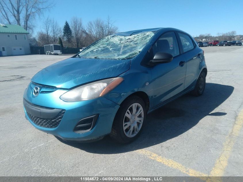 2012 Mazda Mazda2 VIN: JM1DE1KY2C0146559 Lot: 11984672