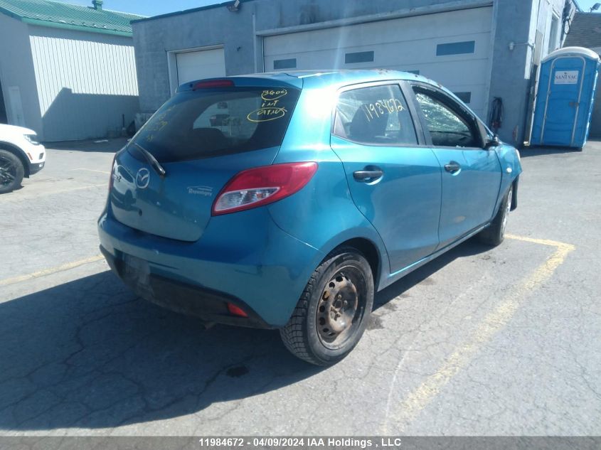 2012 Mazda Mazda2 VIN: JM1DE1KY2C0146559 Lot: 11984672